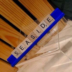 *SEASIDE* Scrabble Tile Rack